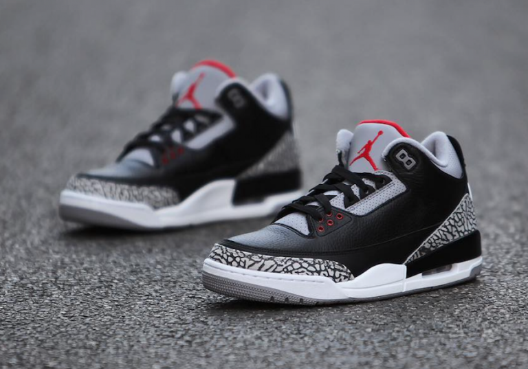 Air Jordan 3 OG Black Cement 2018 Release Date | SneakerFiles