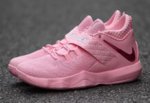 pink lebrons 10