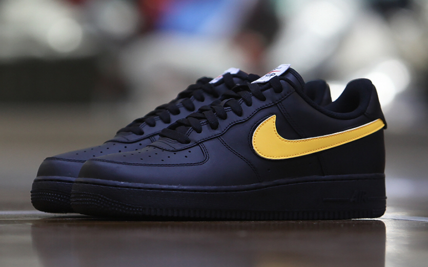 air force ones yellow swoosh