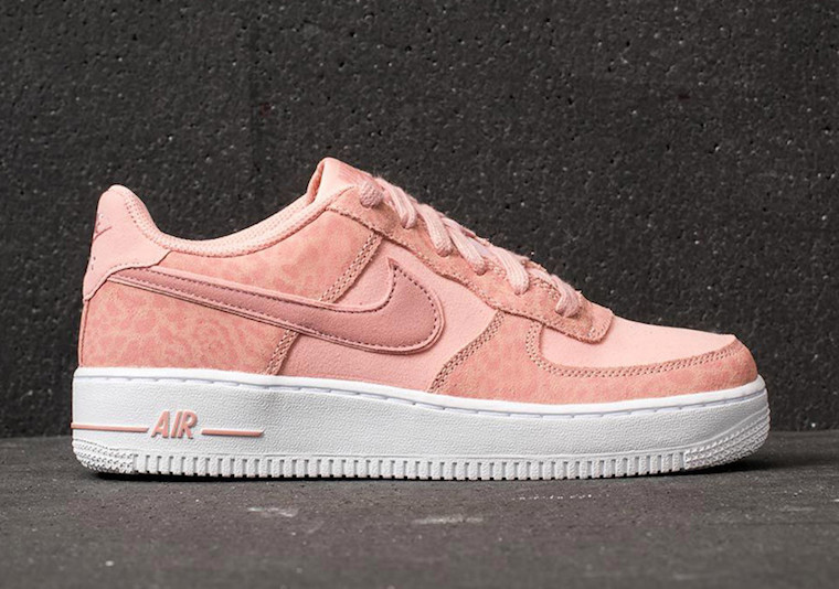 nike air force leopard pink