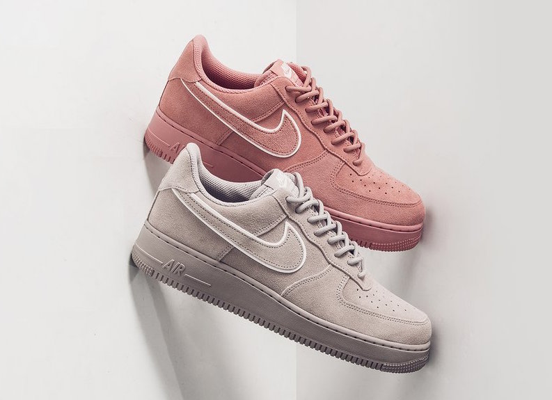 air force 1 low pink suede