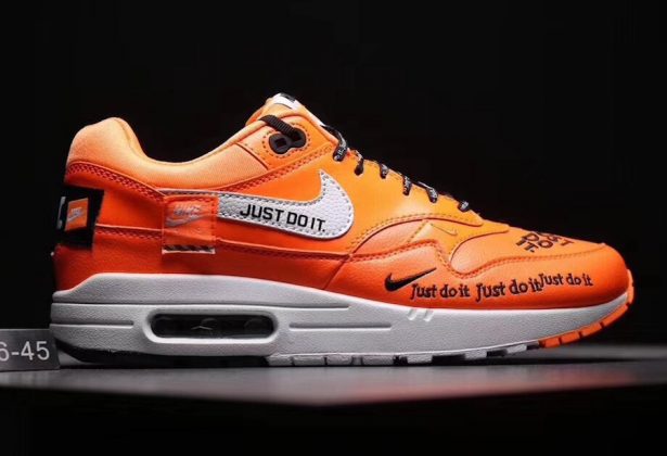 orange just do it air max