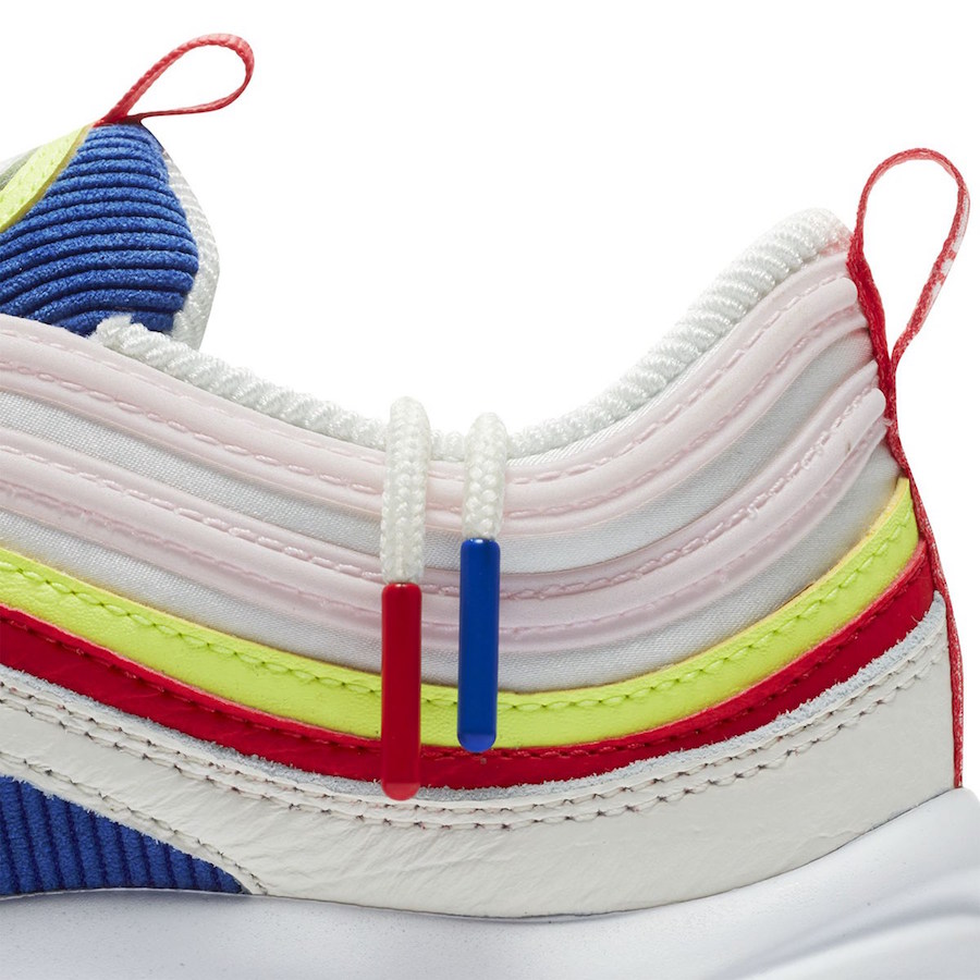 nike air max 97 red yellow blue