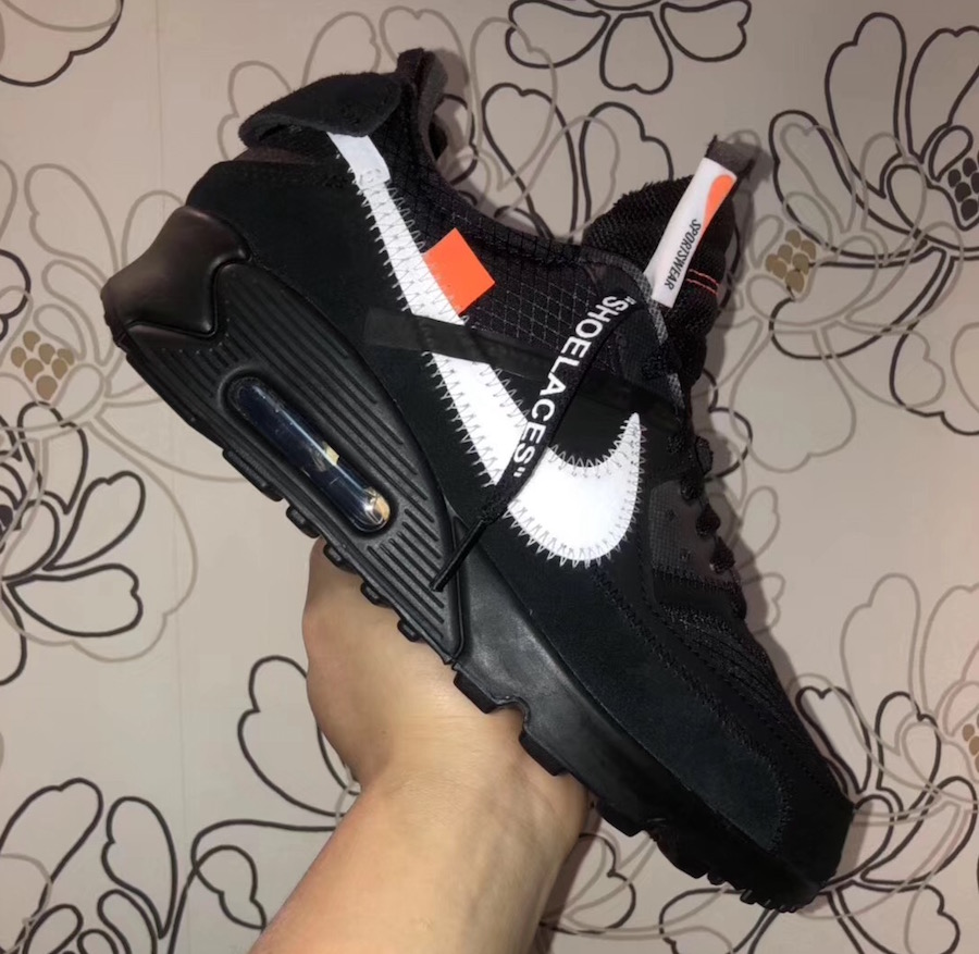 off white nike air max 90 black release date
