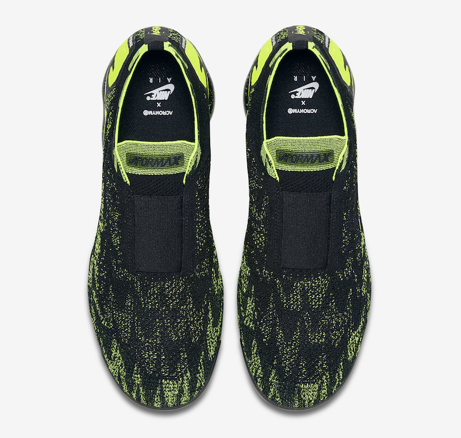 Acronym Nike Air VaporMax Moc 2 Black Volt AQ0996-007 | SneakerFiles