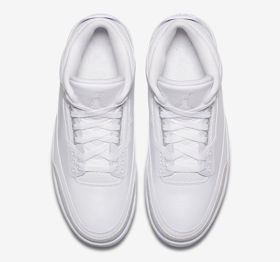 Air Jordan 3 Pure White 136064-111 Release Date | SneakerFiles