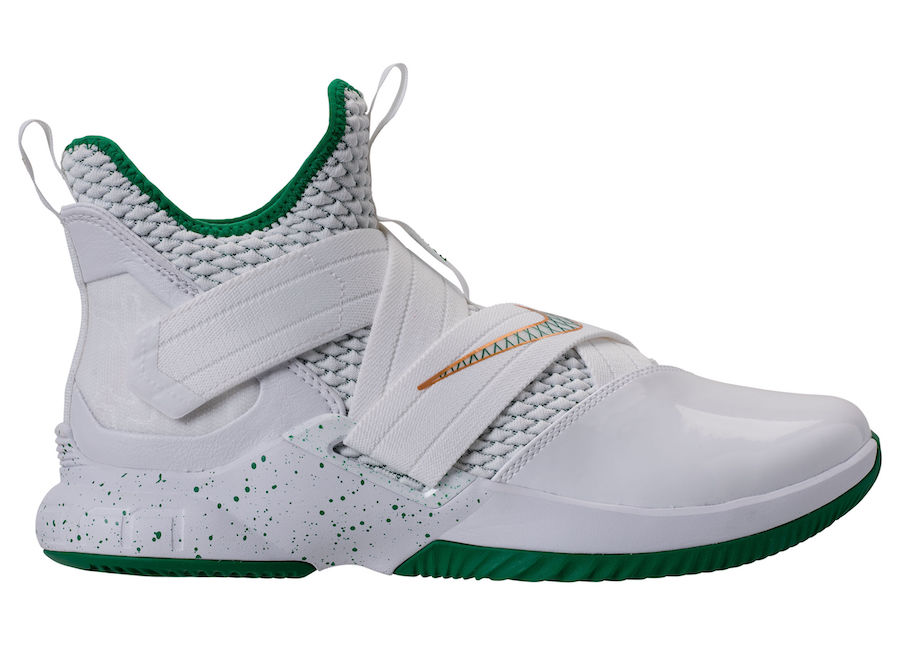 lebron soldier green and white
