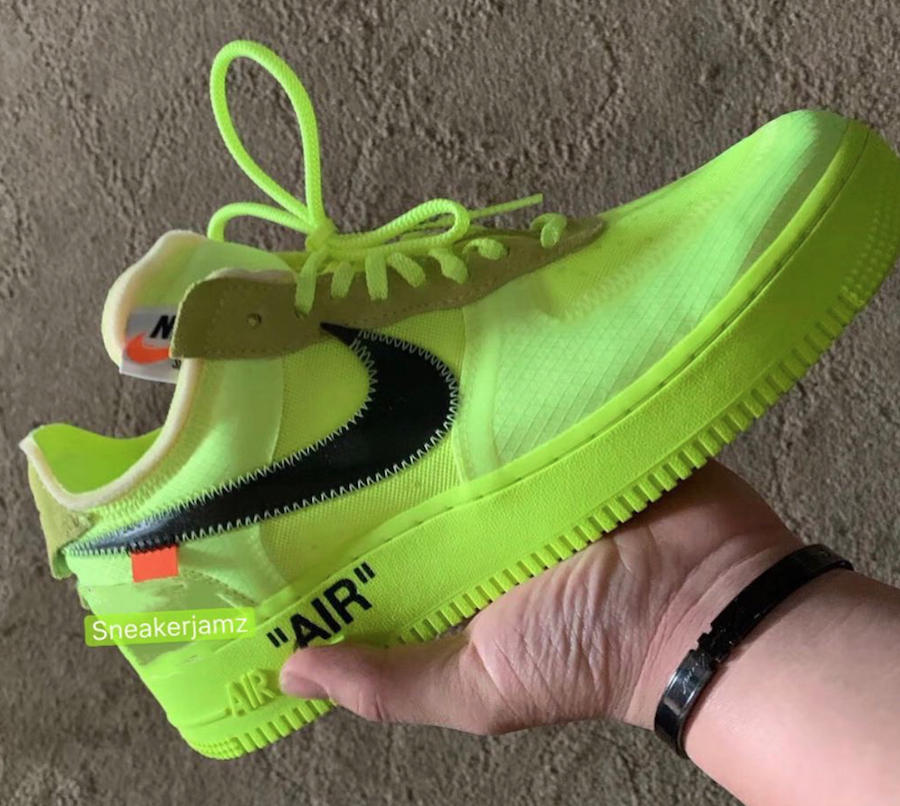nike off white air force 1 neon