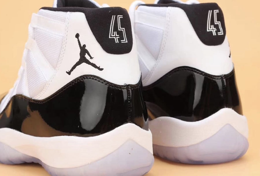 concord 11 with 45 on back