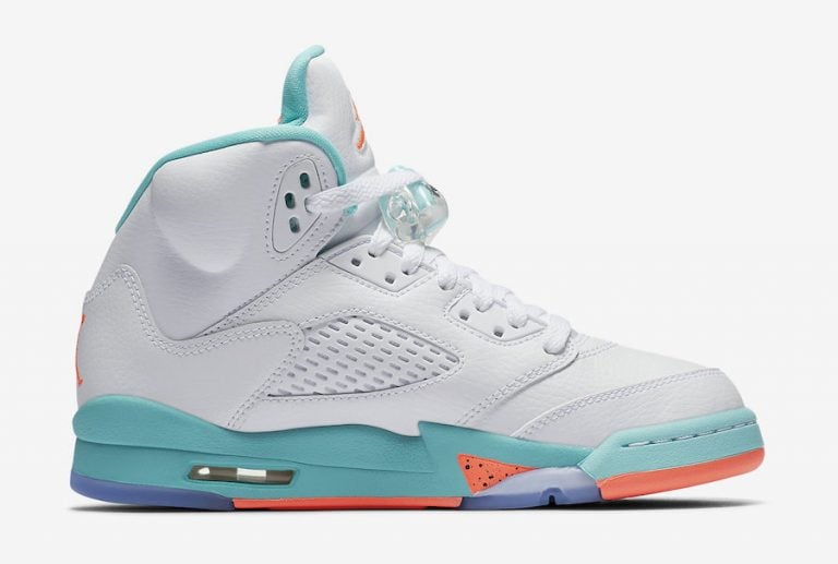 Air Jordan 5 Light Aqua 440892100 Release Date SneakerFiles