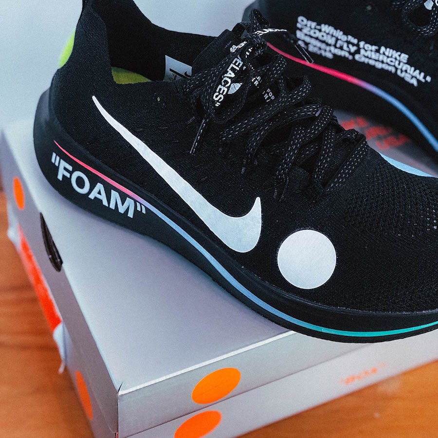 Consulado Noble imagen Off-White Nike Zoom Fly Mercurial Flyknit Black AO2115-001 | SneakerFiles