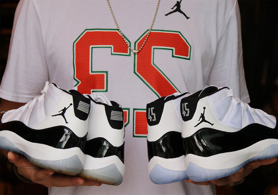 concord 11 with 23 on back