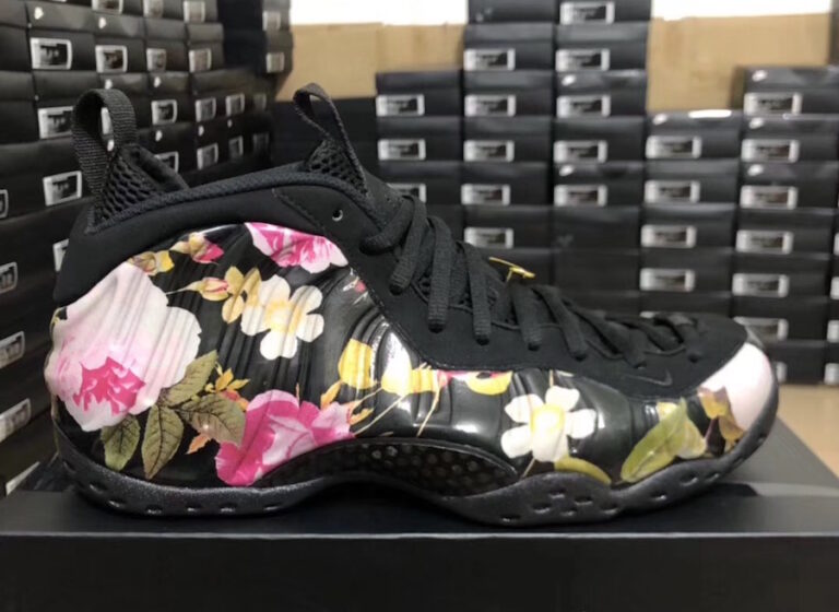 nike foam floral