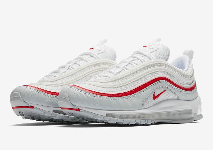 nike air max 97 white with red