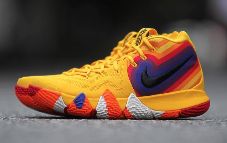 kyrie 4s yellow