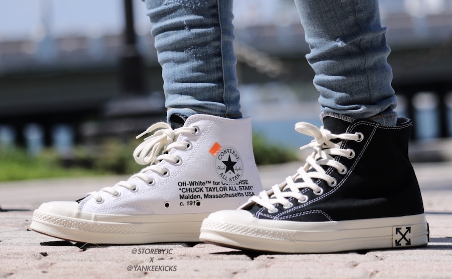 off white converse 2.0 on feet