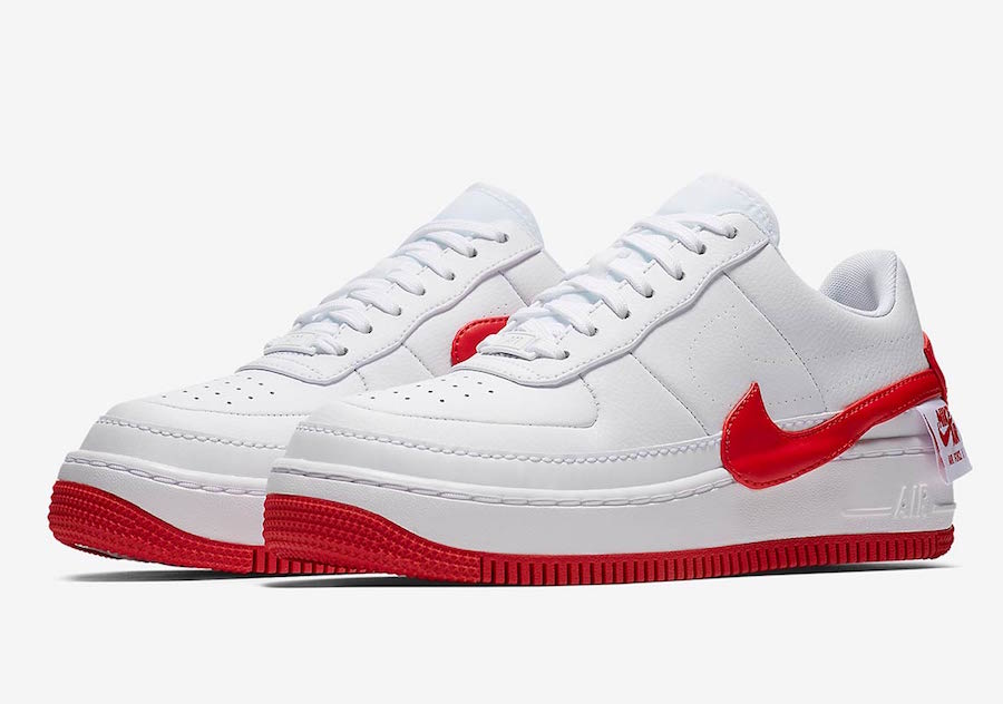 nike air force 1 jester university red