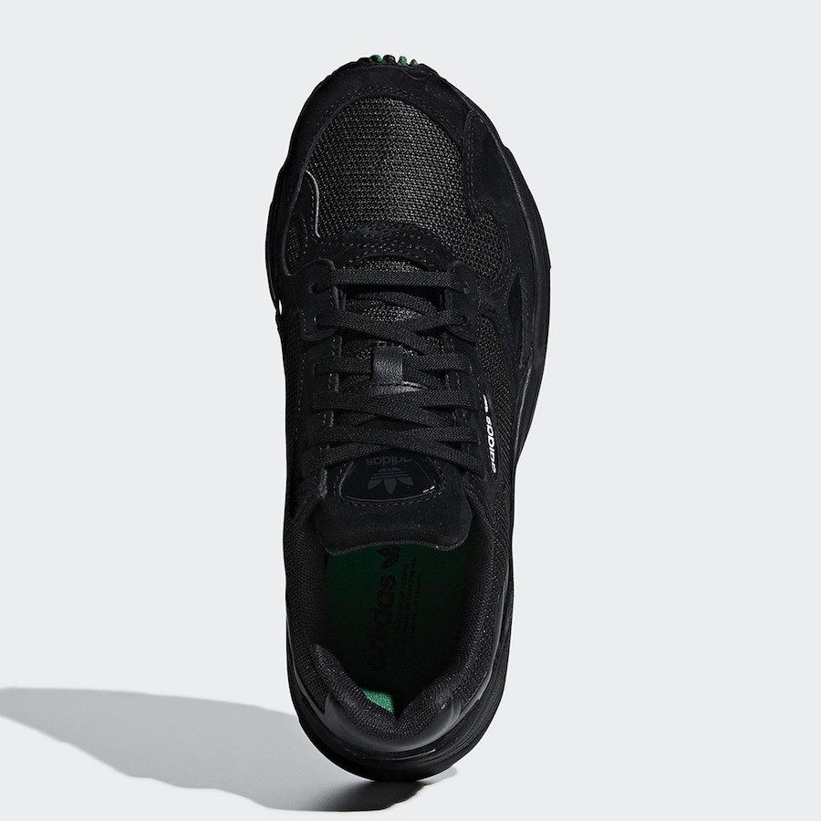 adidas Falcon Core Black Green F97483 