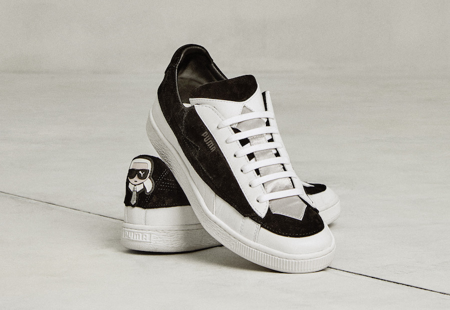 puma x karl lagerfeld suede classic sneakers