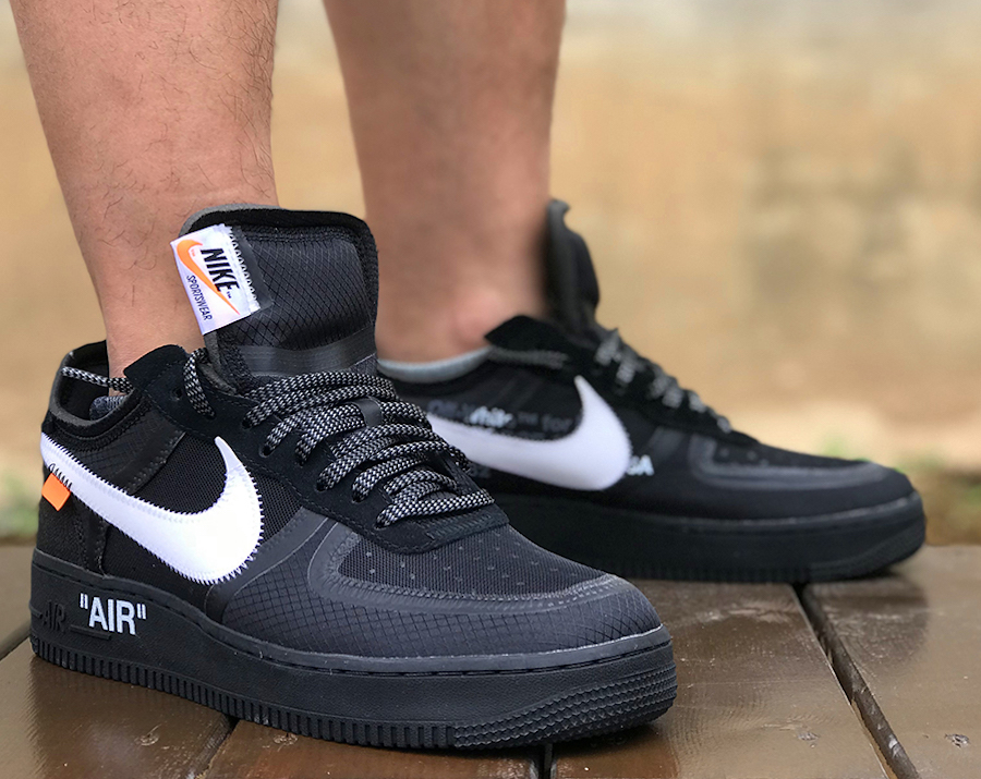 black off white air force 1