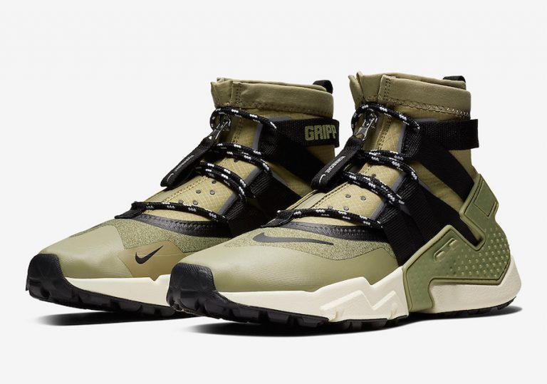 nike huarache gripp olive