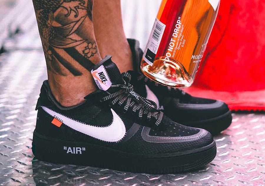 nike air force 1 off white nere