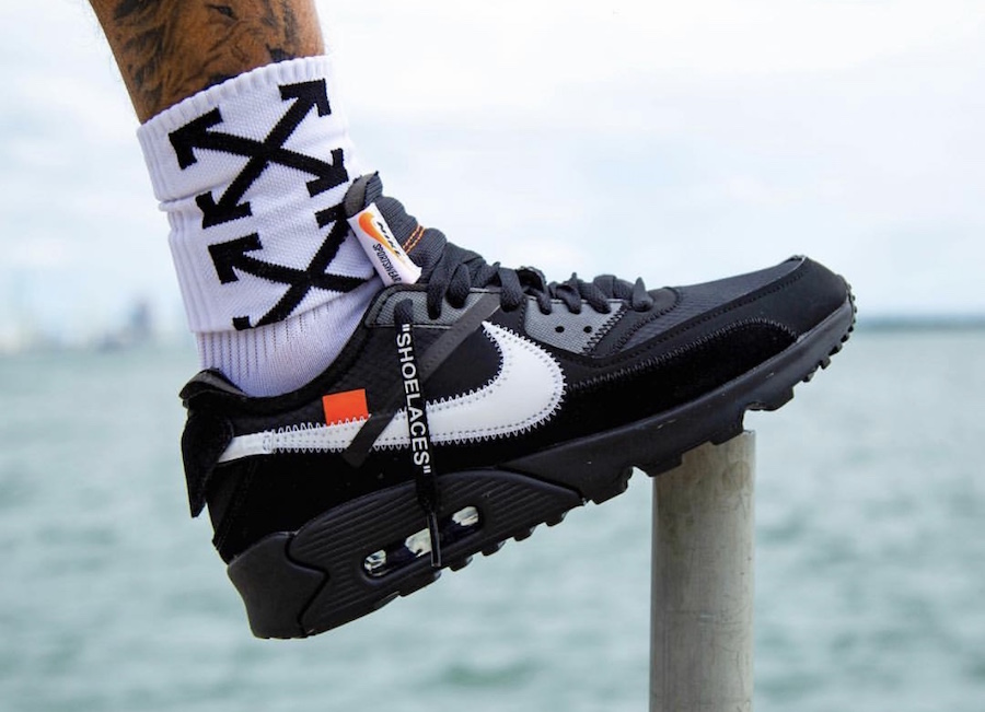 off white air max 90s black