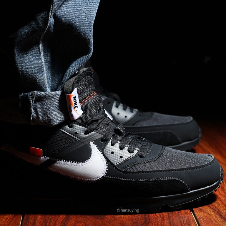 air max 90 off white black