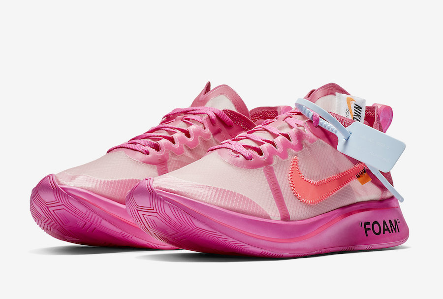 zoom fly sp off white pink