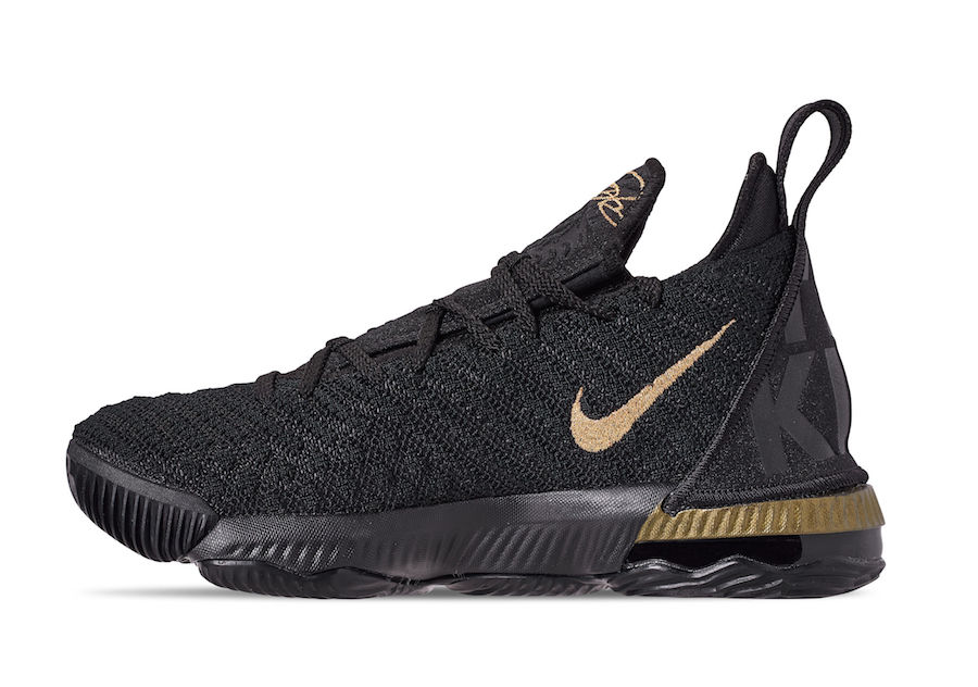 lebron 16 king black and gold