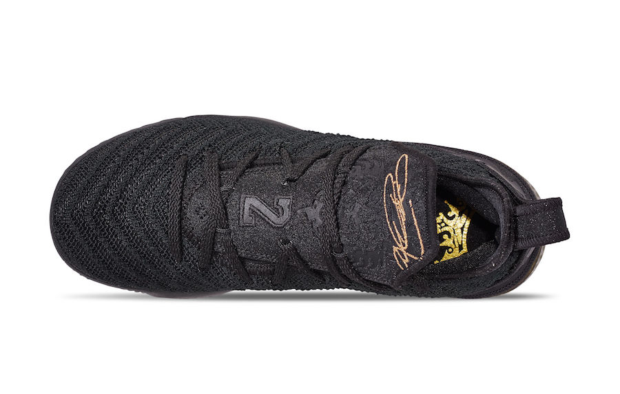 Nike LeBron 16 Im King Black Gold AQ2465-007