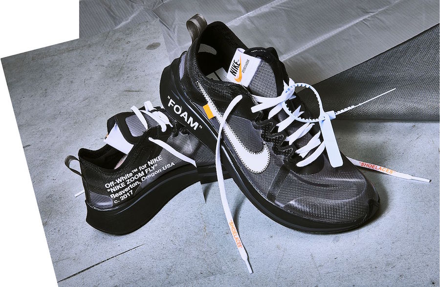 nike off white zoom fly