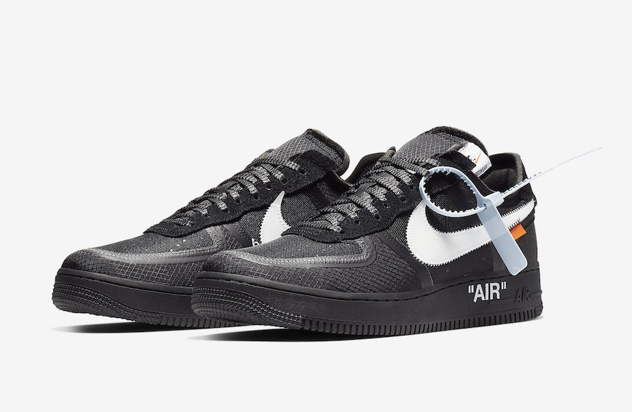 nike air force 1 off white black release date