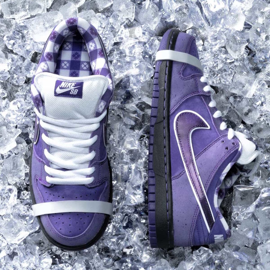 nike lobster sneakers purple