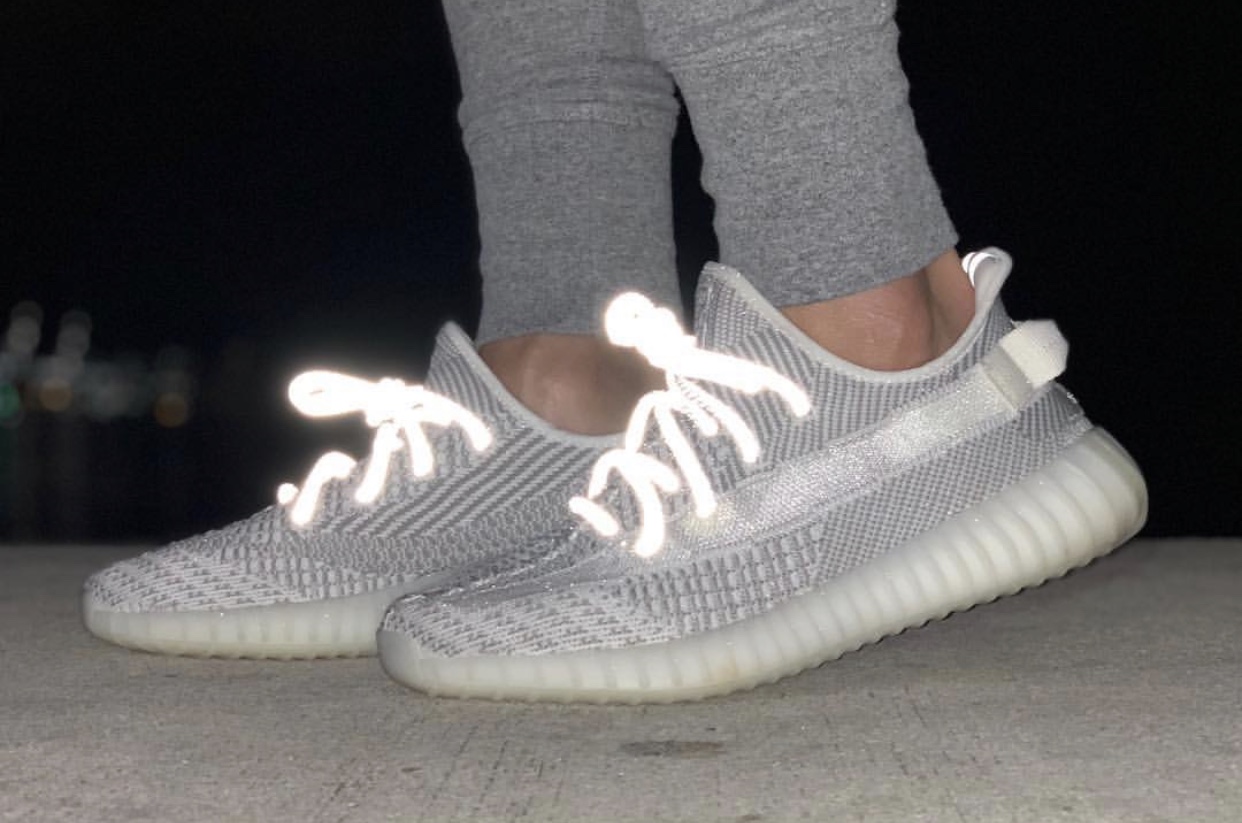 yeezy static non reflective laces
