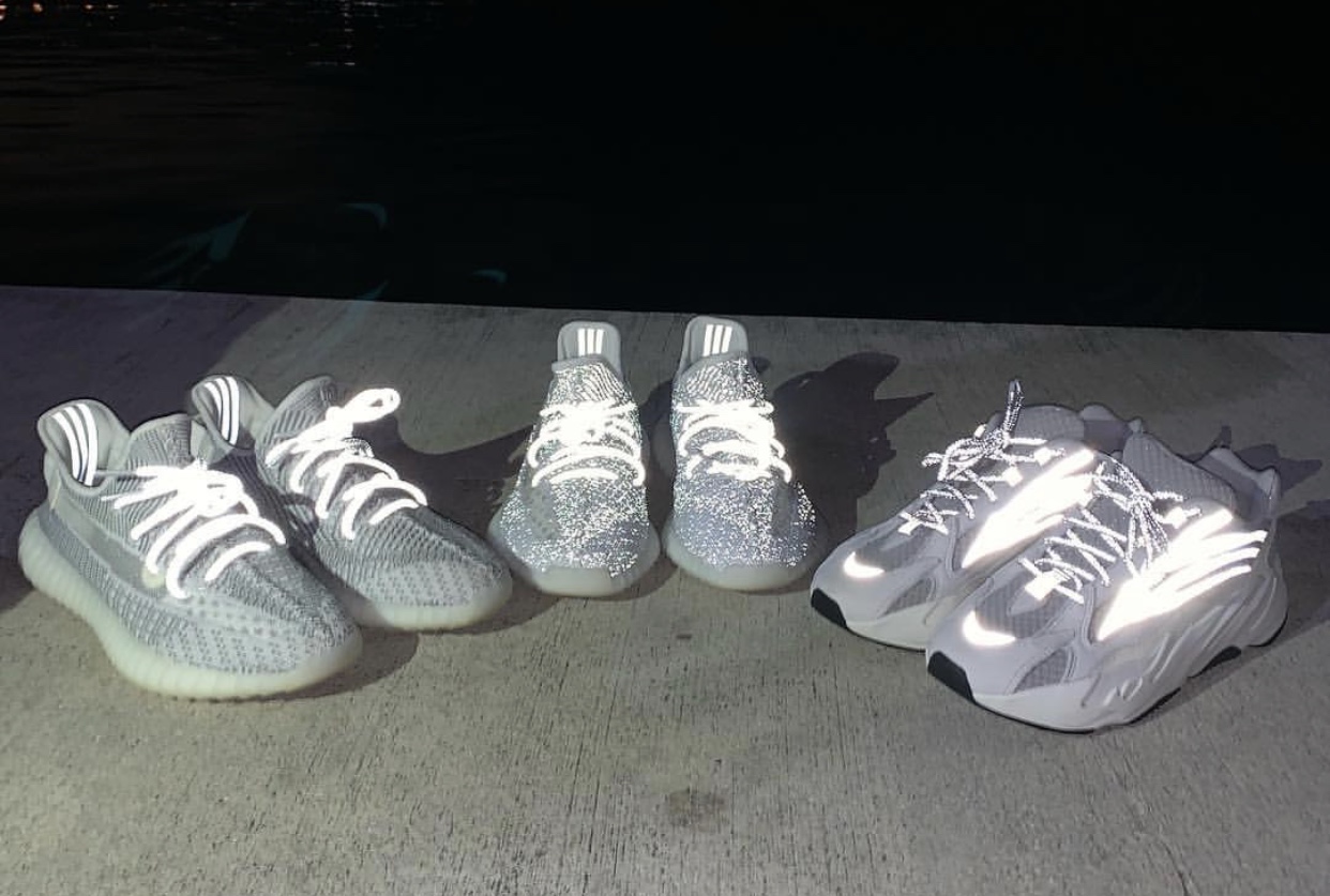 difference between yeezy static reflective and non reflective