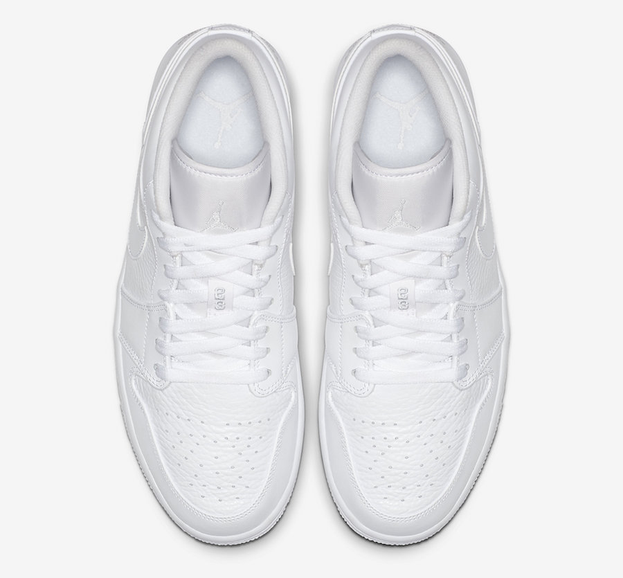 Air Jordan 1 Low Triple White 111 Release Date Sneakerfiles