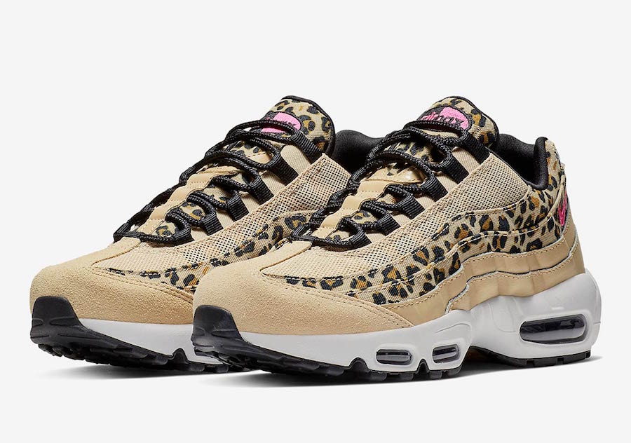 air max with leopard print