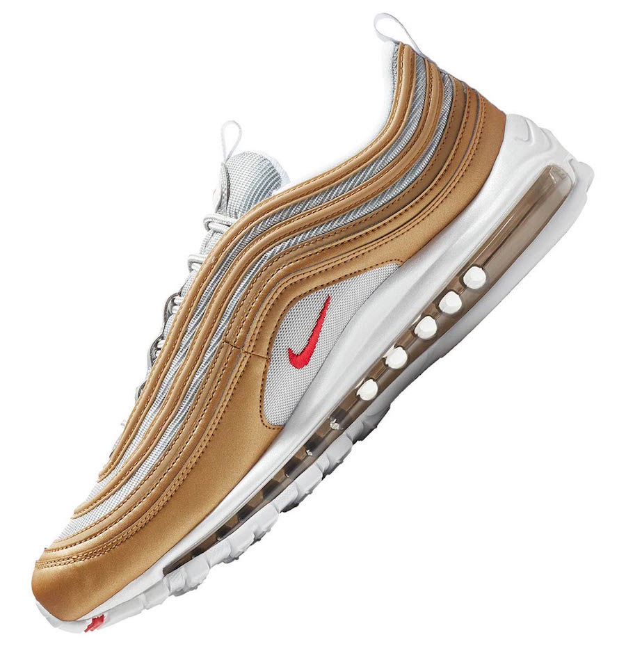 air max 97 silver and gold