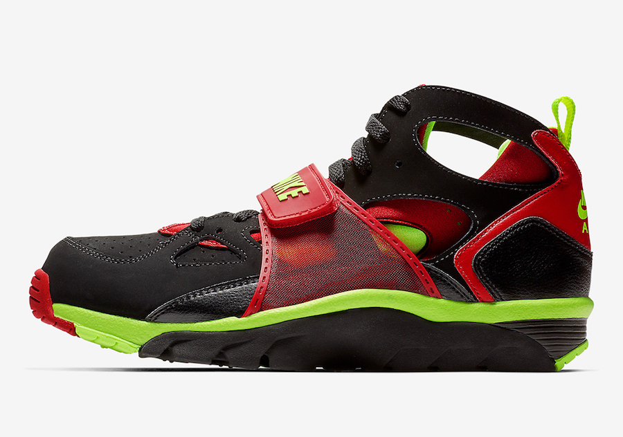 black red and green huaraches