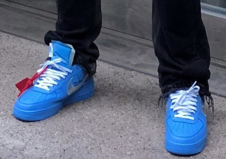 air force one low off white mca university blue