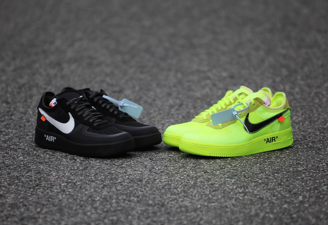 Off-White Nike Air Force 1 Volt AO4606 
