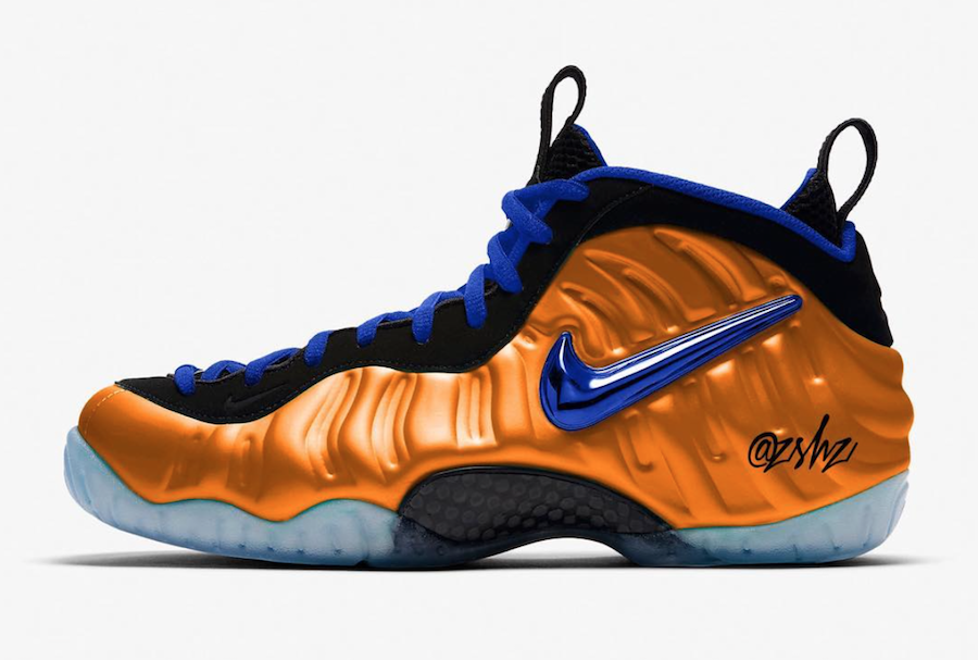 nike air foamposite knicks