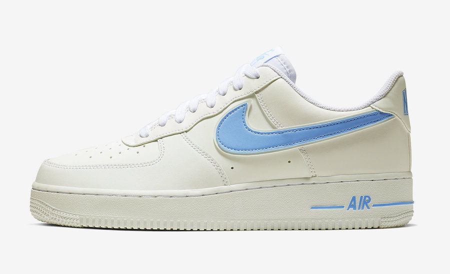 air force 1 07 blue and white