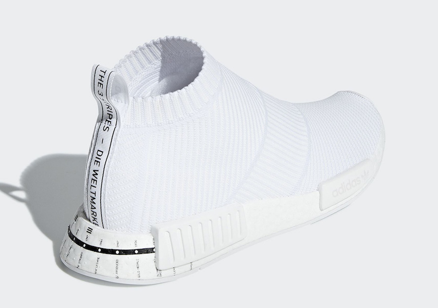 adidas nmd city sock white