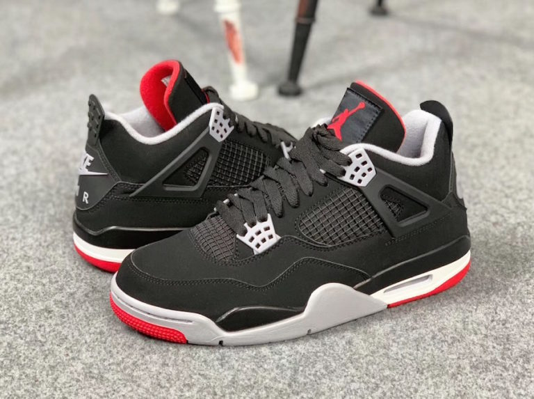 Nike Air Jordan 4 Bred Black Red 2019 Release Date | SneakerFiles