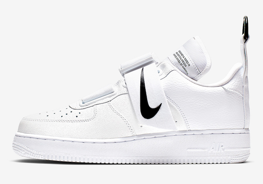 Nike Air Force 1 Utility White Black AO1531-101 Release Date | SneakerFiles