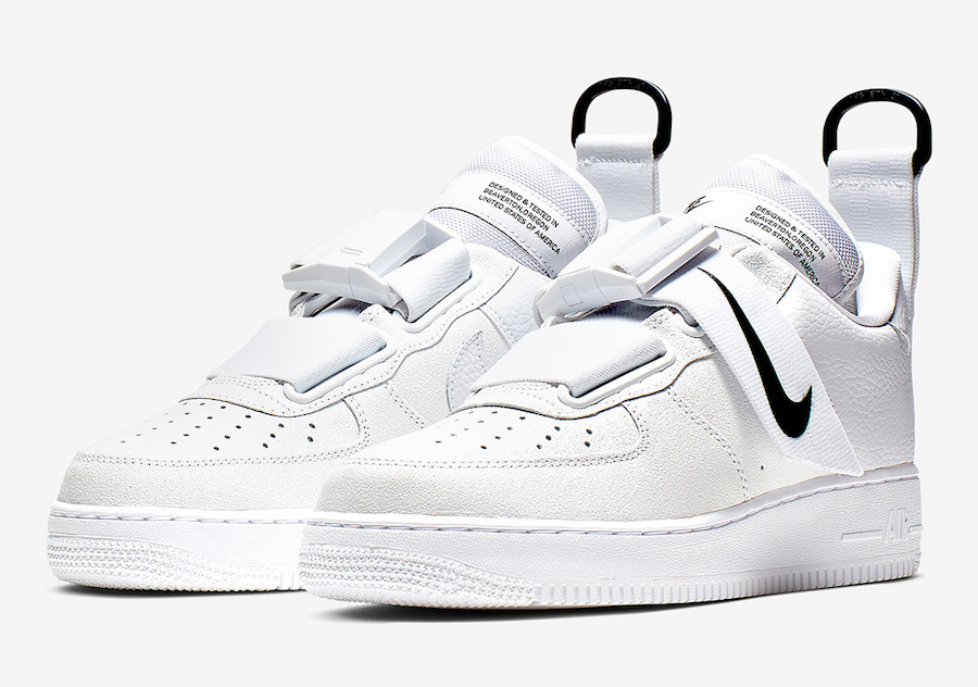 Nike Air Force 1 Utility White Black AO1531-101 Release Date | SneakerFiles