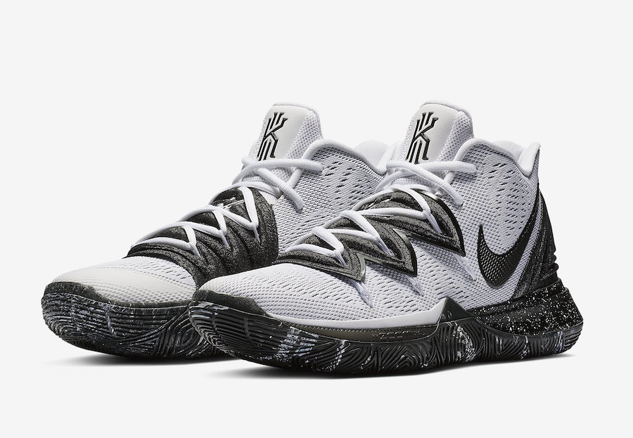 kyrie 5 black and gray