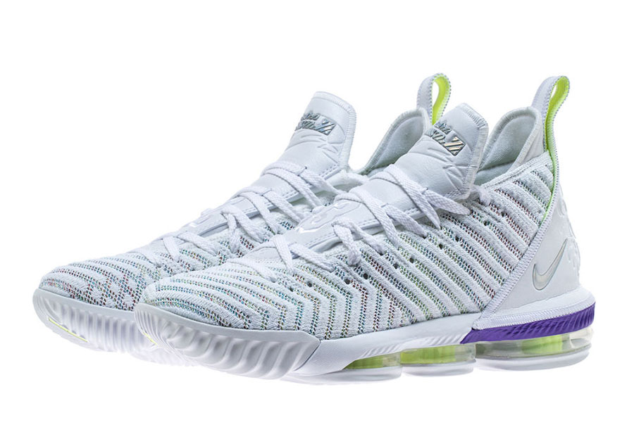 Nike LeBron 16 Buzz Lightyear AO2588-102 White Multi-Color Hyper Grape  Release Date | SneakerFiles